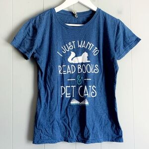 Instant Message Crazy Cat Lady Graphic TShirt M/L